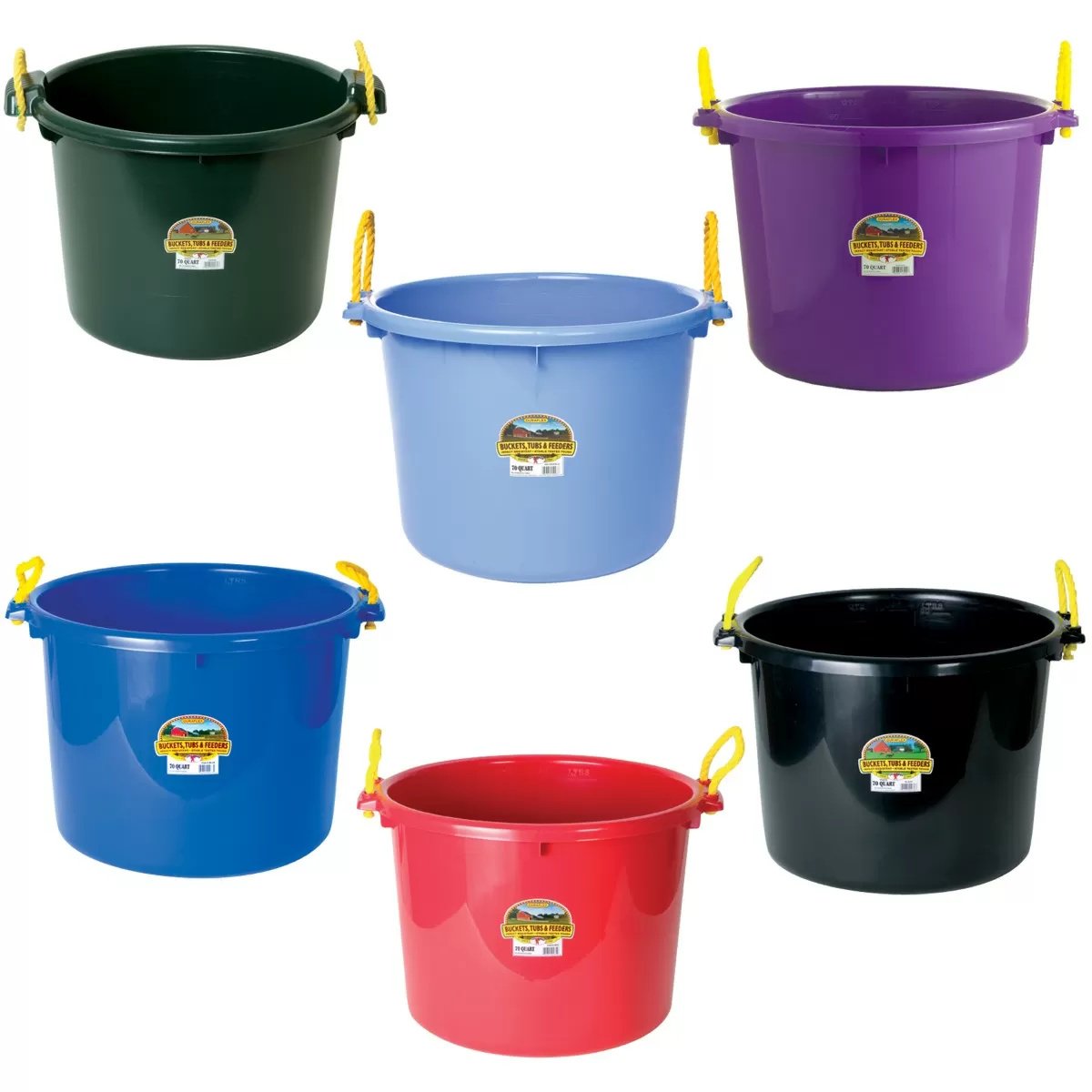 DuraFlex® 70 Quart Muck Tub - QC Supply - 