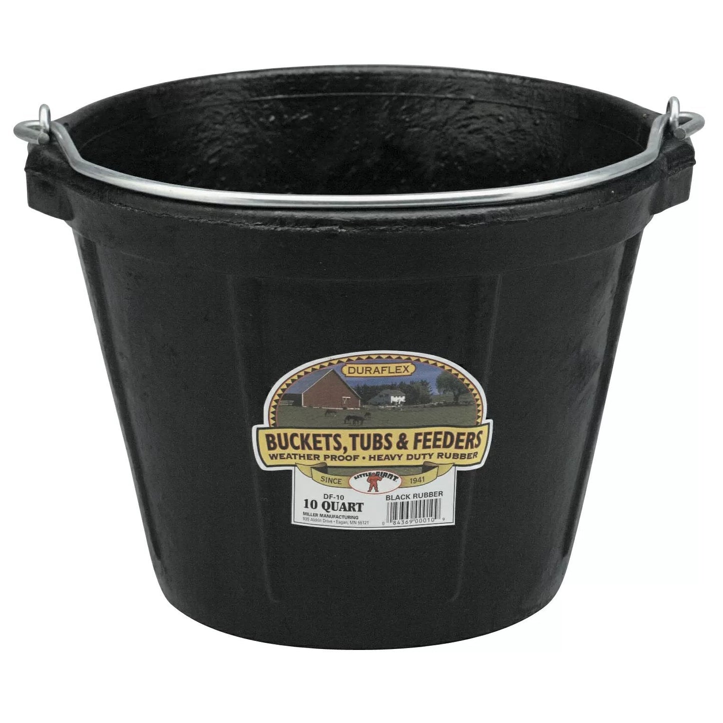 DuraFlex® Rubber Bucket - QC Supply - 