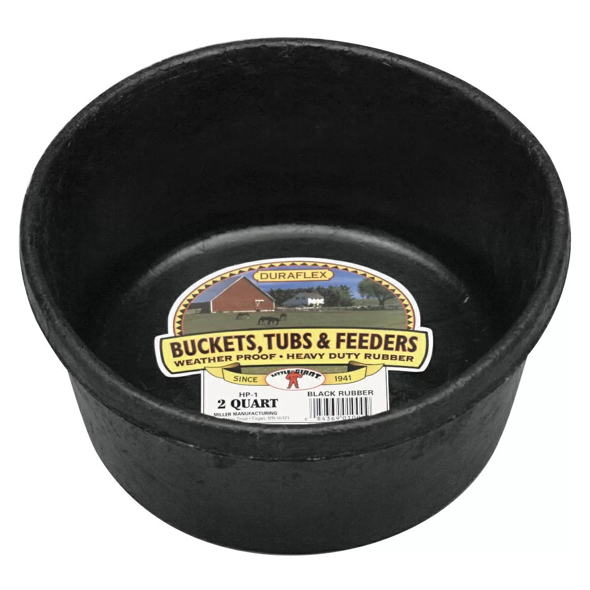 DuraFlex® Rubber Feed Pan - QC Supply - 