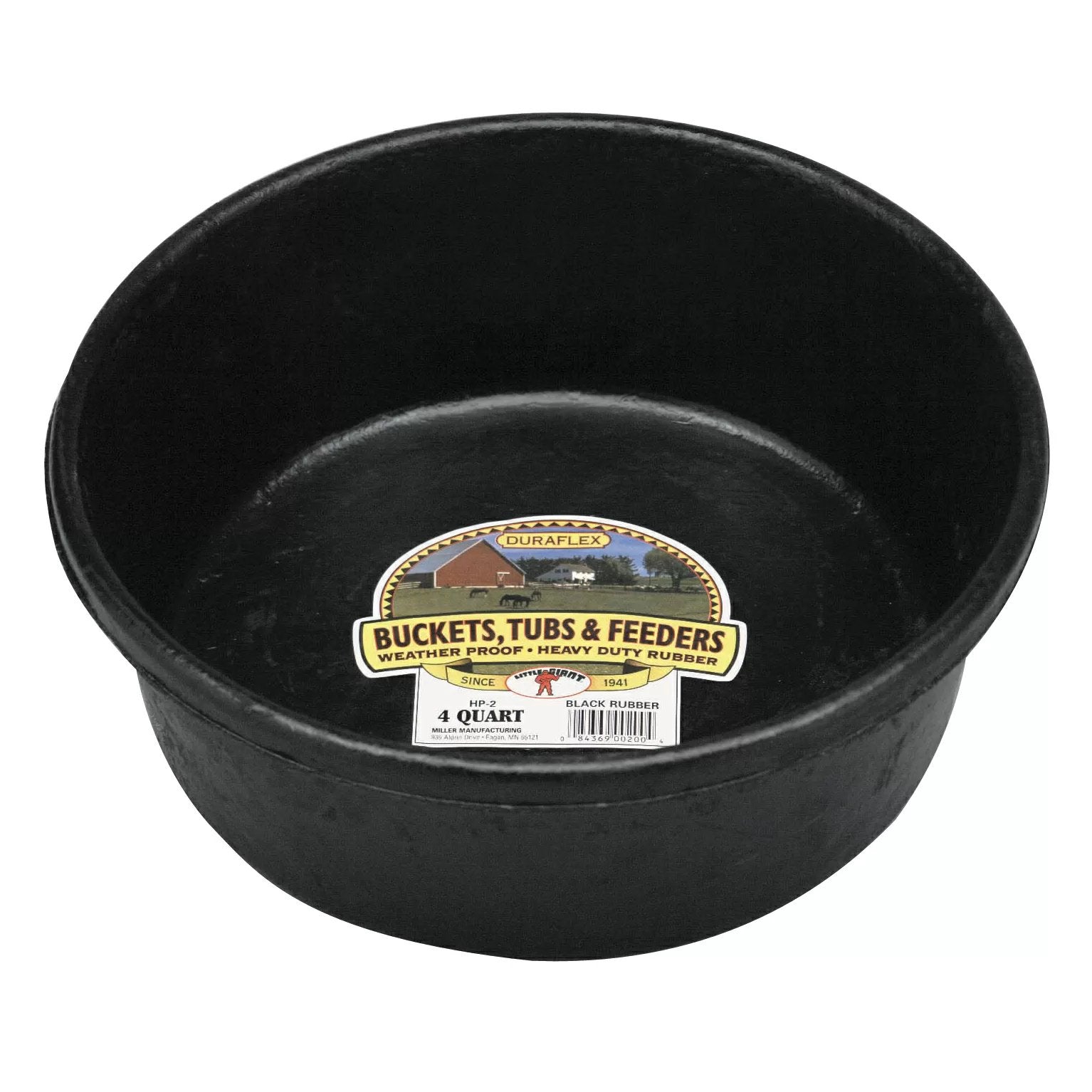 DuraFlex® Rubber Feed Pan - QC Supply - 