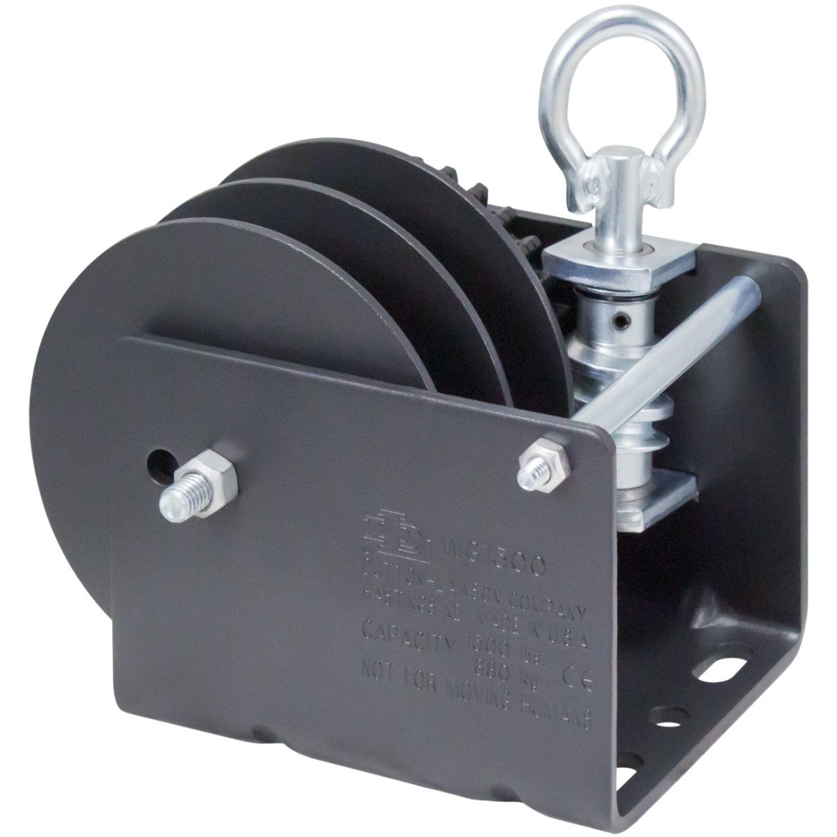 Dutton - Lainson® Worm Gear Winch, Split Reel - 1,500 lb. Capacity - QC Supply - 