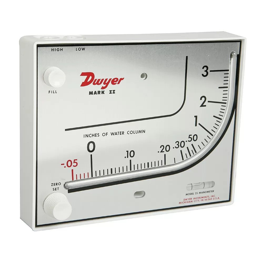 Dwyer® Mark II Manometer - QC Supply - 