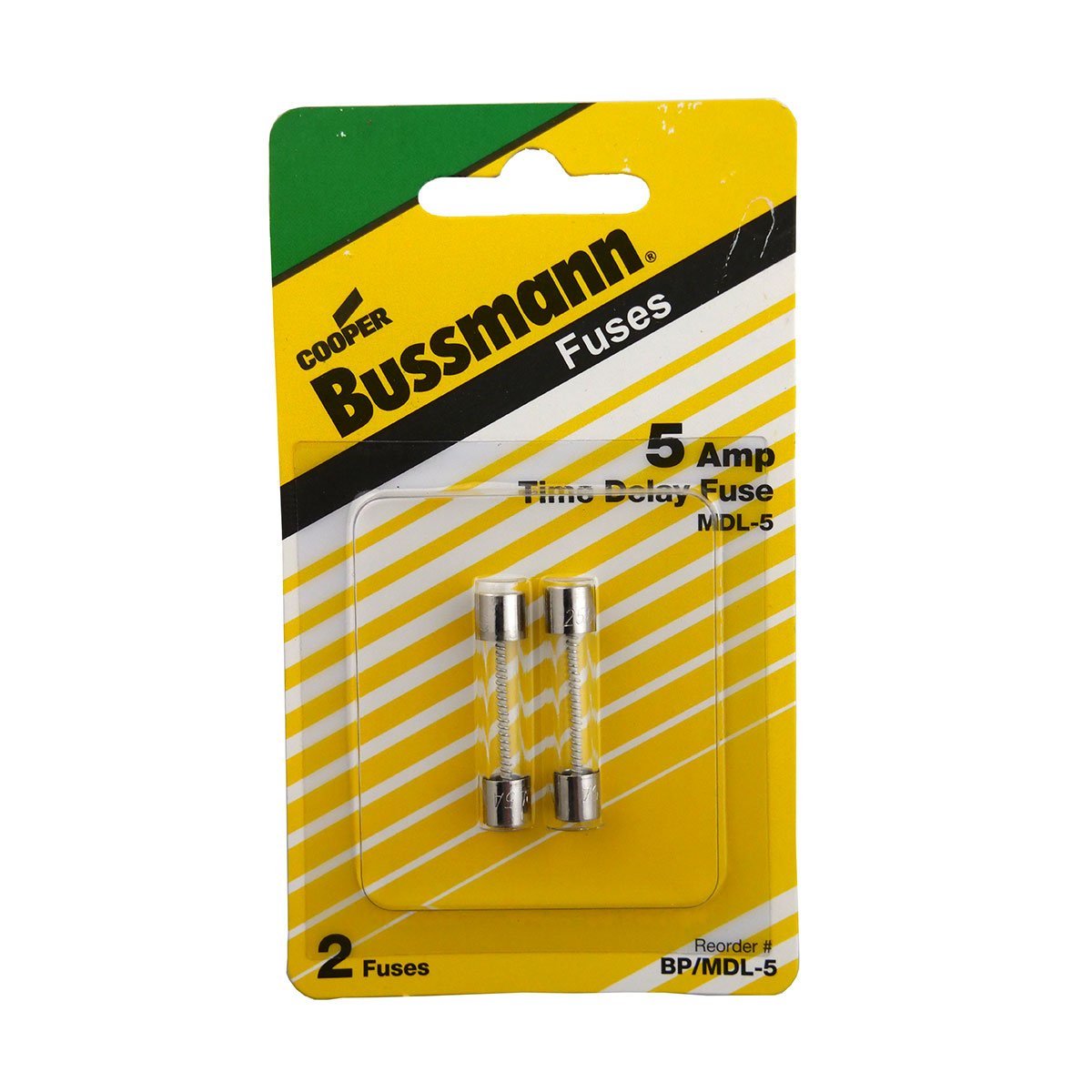 Eaton Bussman 5A Time Delay Glass Fuse - QC Supply - 