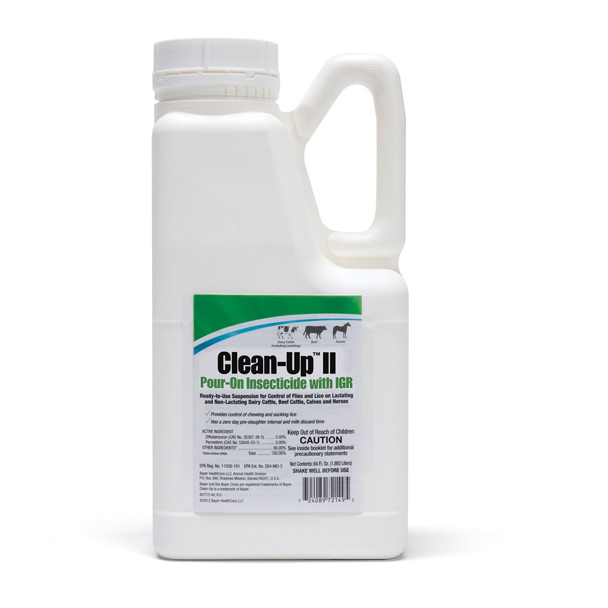 Elanco™ Clean - Up™ II Pour - On Insecticide with IGR - QC Supply - 