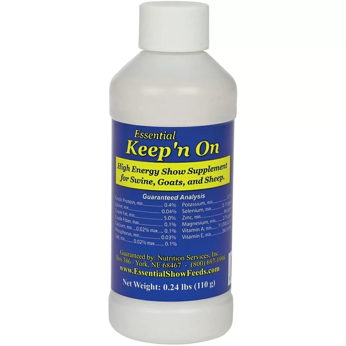 Essential Keep'n On High Energy Show Supplement - .24 lbs. - QC Supply - 
