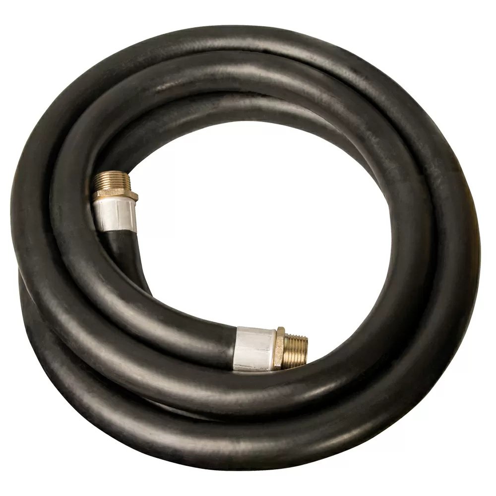 Farm Fuel Transfer Hose Assembly - 3/4" x 20' - QC Supply - 