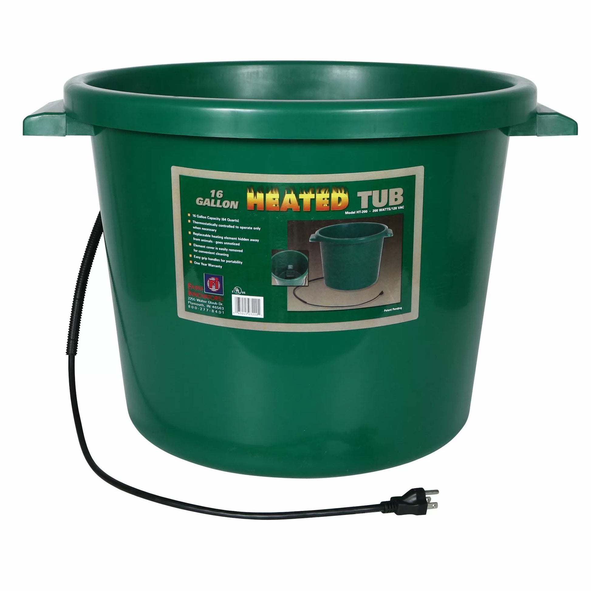 Farm Innovators™ All - Season Heated Tub - 16 - Gal. - QC Supply - 