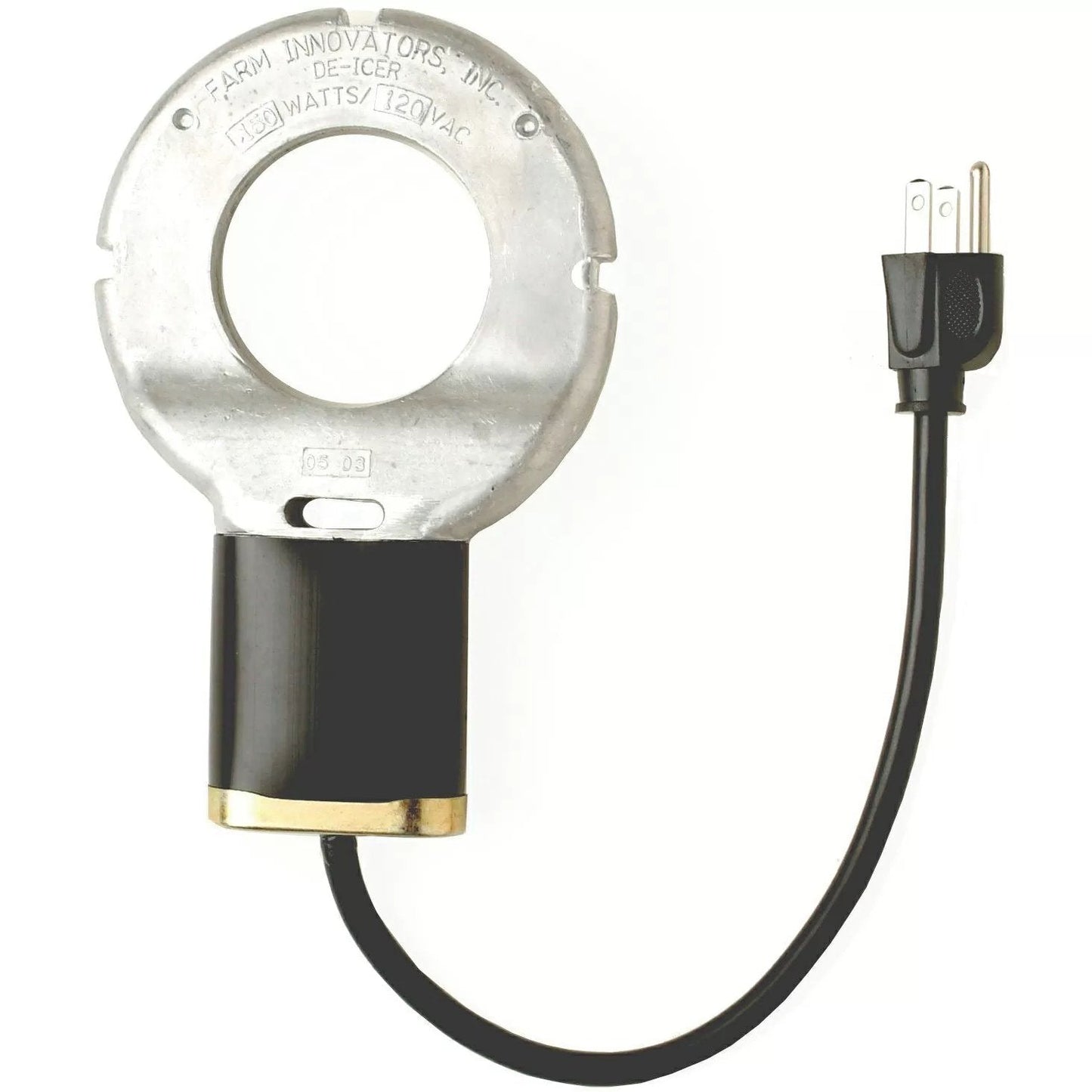 Farm Innovators™ Cast Aluminum Birdbath Deicer - QC Supply - 