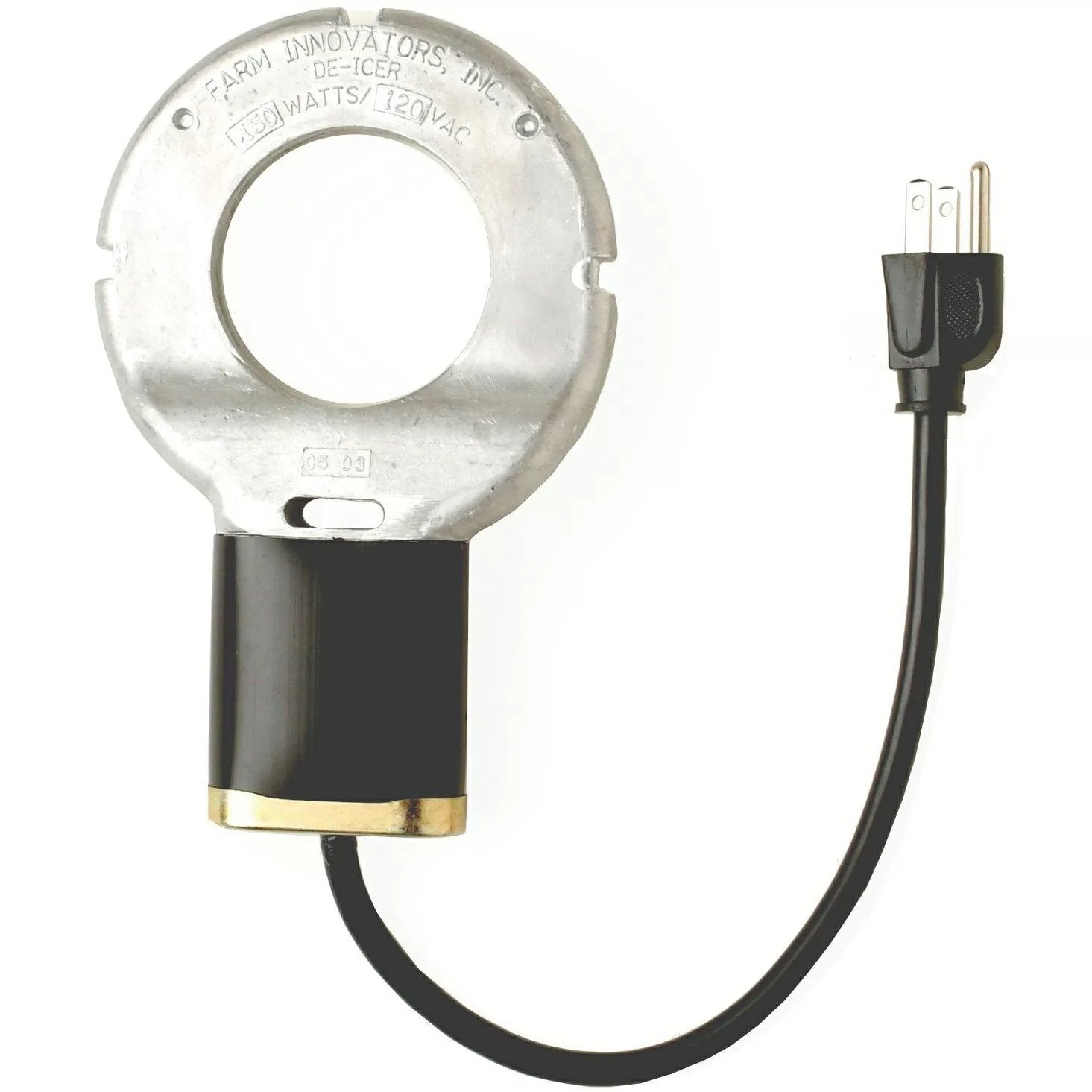 Farm Innovators™ Cast Aluminum Birdbath Deicer - QC Supply - 