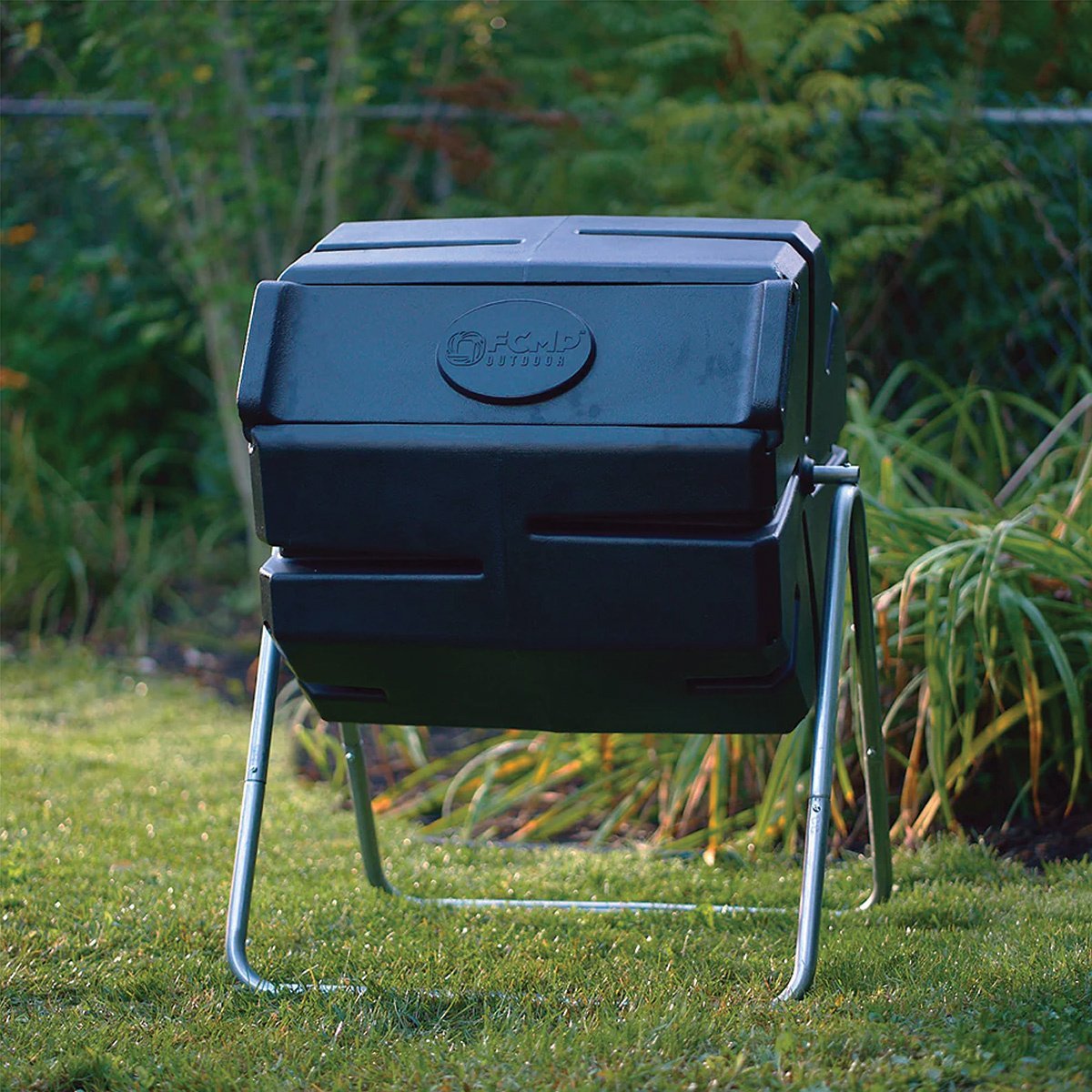 FCMP Outdoor RM4000 Roto Tumbling Composter - 37 Gal - QC Supply - 