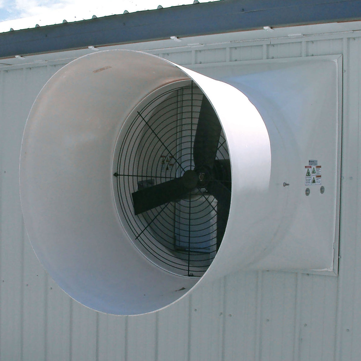 FG Fans with Cone & Shutter 36", 1/3HP & 1/2HP, 115/230V, 1PH - QC Supply -