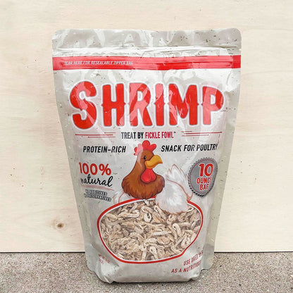 Fickle Fowl Feast 3 Pack Variety Packs - 10oz Shrimp, 10oz Mealworm, 10oz Minnow - QC Supply - 