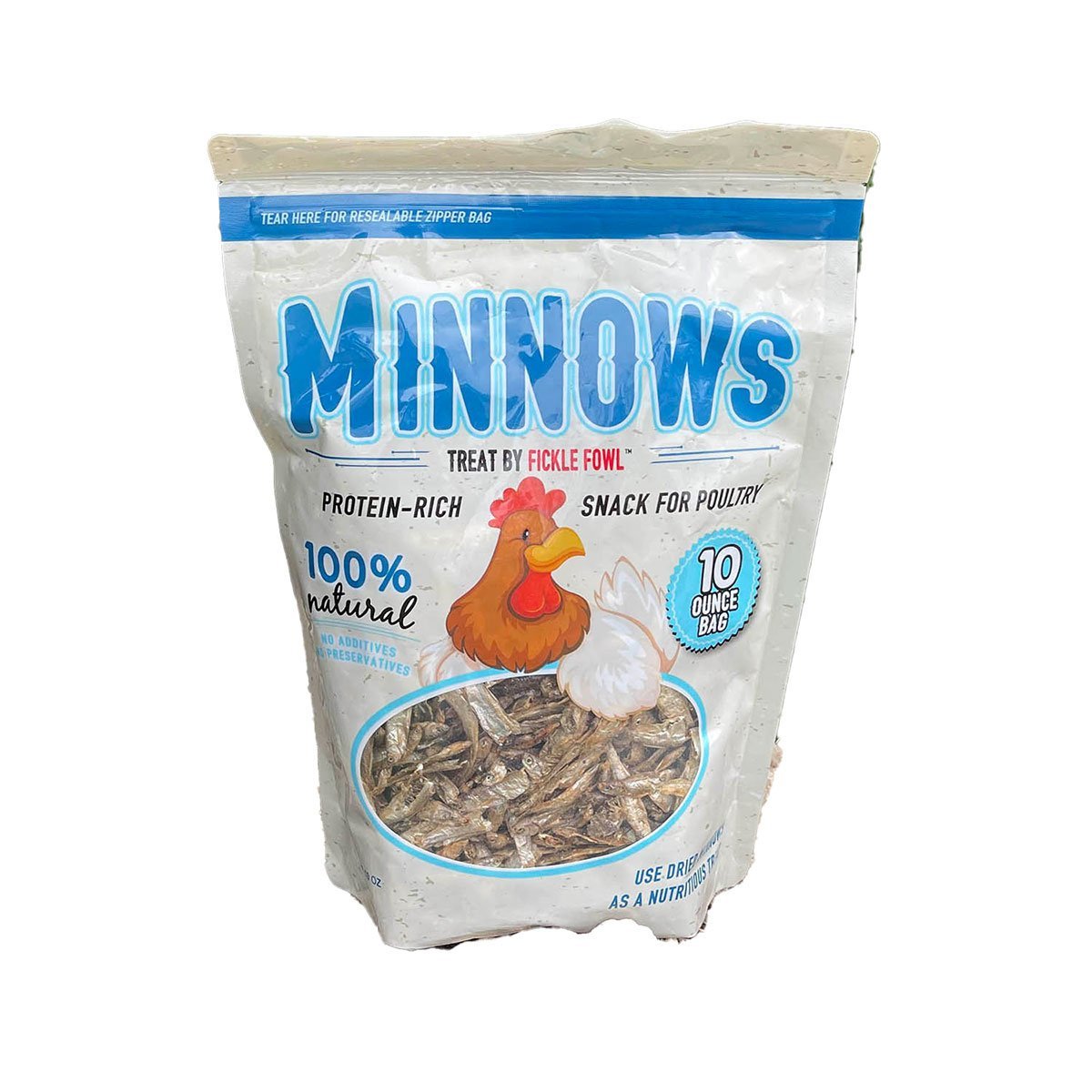 Fickle Fowl Feast 3 Pack Variety Packs - 10oz Shrimp, 10oz Mealworm, 10oz Minnow - QC Supply - 
