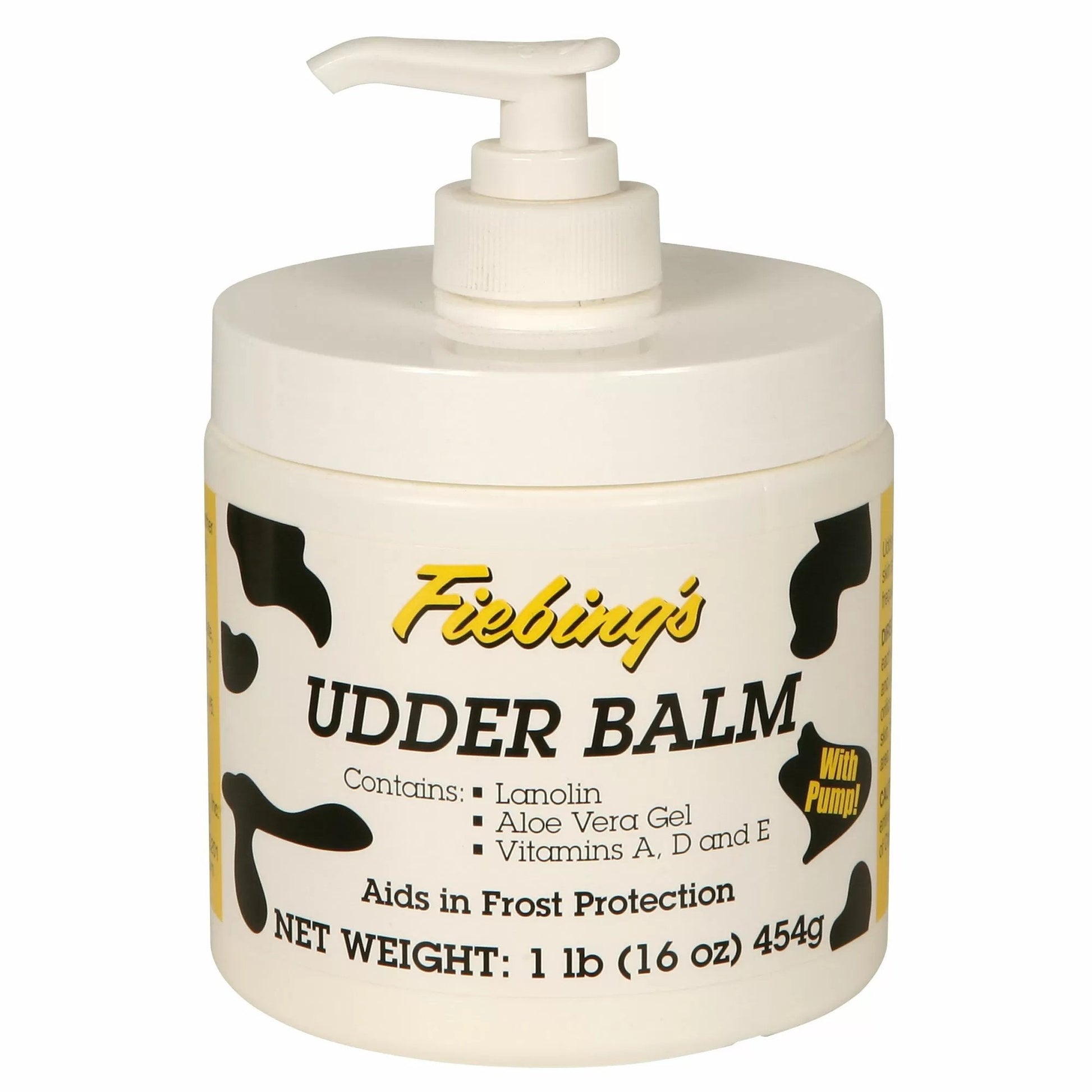 Fiebing's Udder Balm - 1 lb. with Pump - QC Supply - 