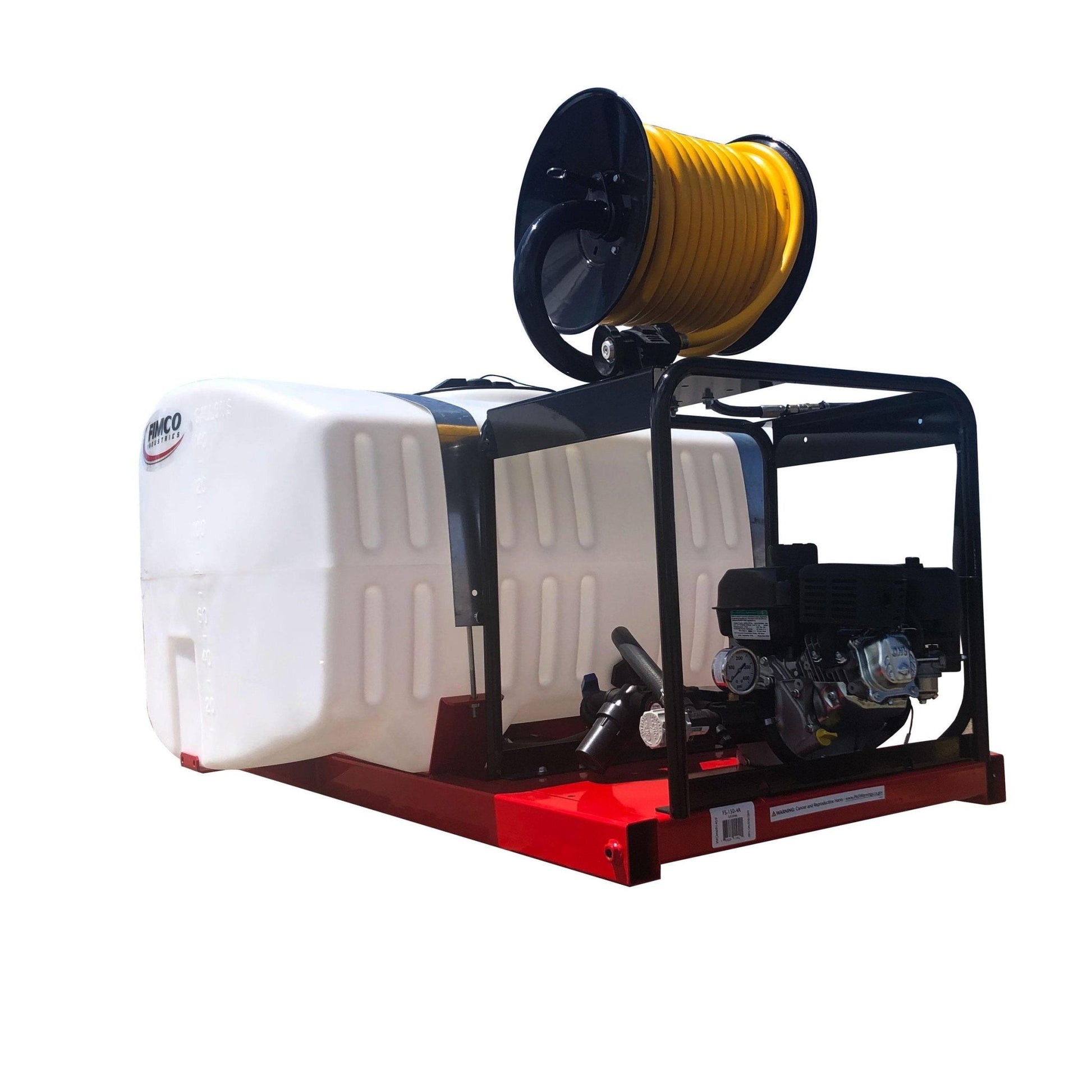 FIMCO 150 Gallon Skid Sprayer - 4 Roller Pump - Gas - QC Supply - 