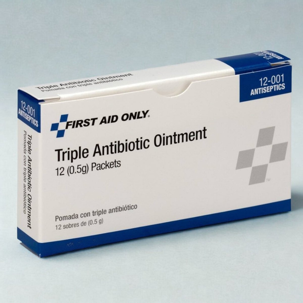 First Aid Only® Triple Antibiotic Ointment Packets (12 ct., 0.5 g) - QC Supply - 