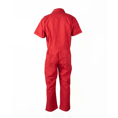 FIVE ROCK® Short Sleeve Unlined Poplin Coverall - Relaxed Fit - QC Supply - 