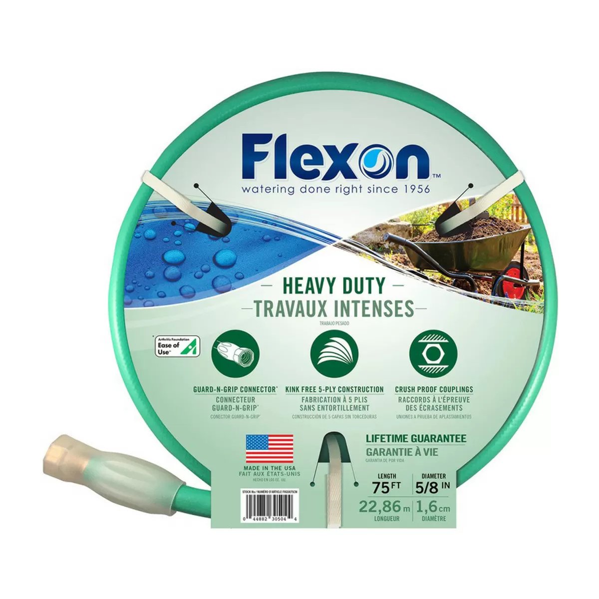 Flexon Heavy Duty Hose - 5 x 8" - 75' - QC Supply - 