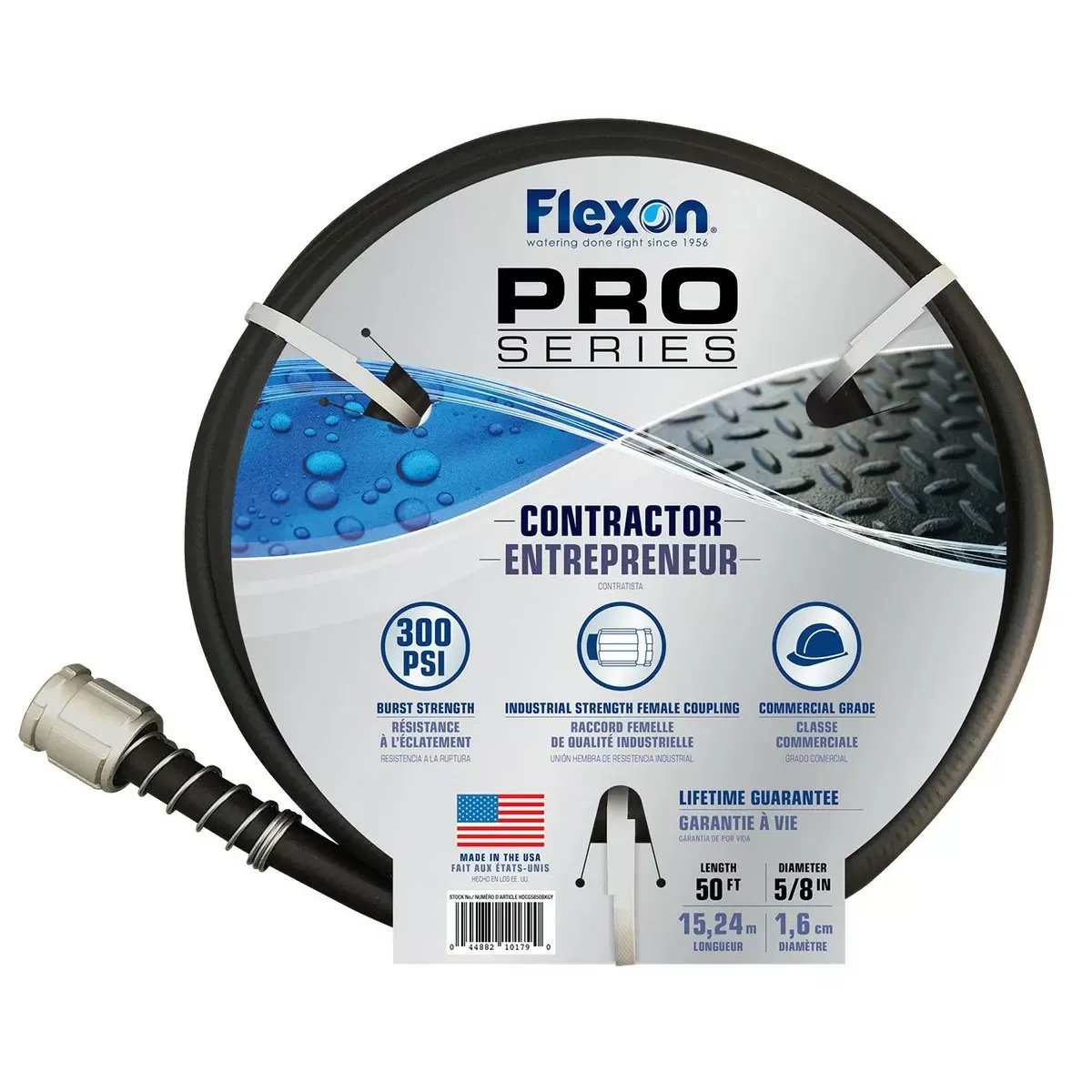 Flexon Pro Contractor Grade Hose - 5/8" x 60' - QC Supply - 