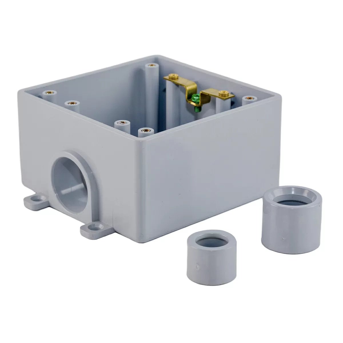 FS - 2 PVC Double Gang Box - QC Supply - 