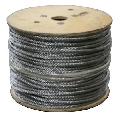 Galvanized Cable by THE ROLL 7x7 1,000 ft - QC Supply - 