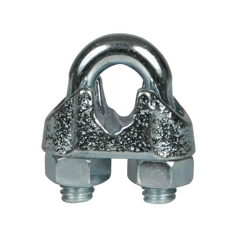 Galvanized Cable Clamp 1/4" - QC Supply - 