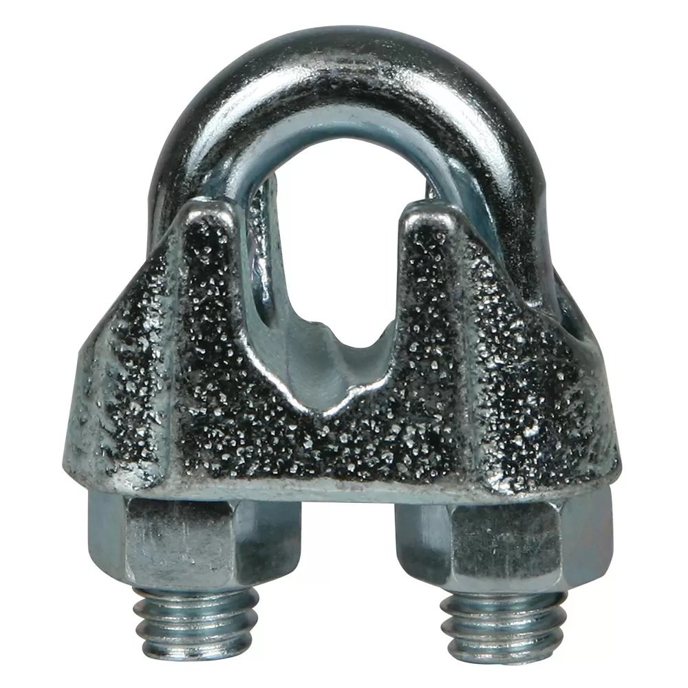 Galvanized Cable Clamp 3/8" - QC Supply - 