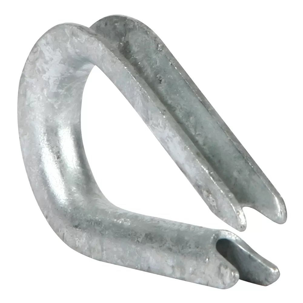 Galvanized Cable Thimbles - 1/8" - QC Supply - 