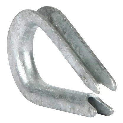 Galvanized Cable Thimbles - 1/8" - QC Supply - 