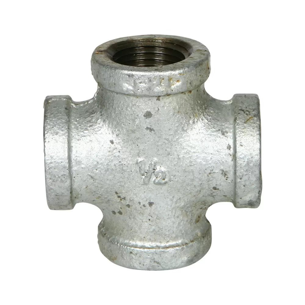 Galvanized Cross - 1/2" - QC Supply - 