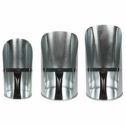 Galvanized Metal Feed Scoop - QC Supply - 