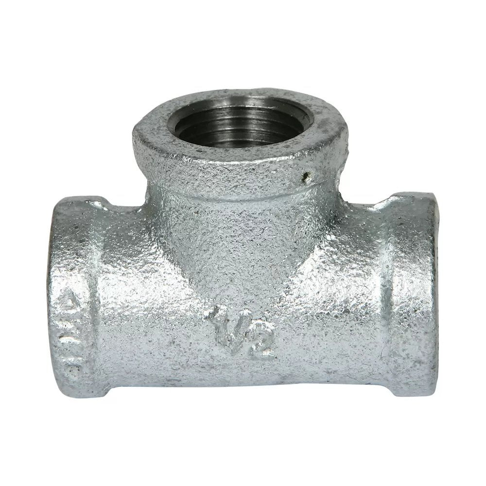 Galvanized Tee - 1/2" - QC Supply - 
