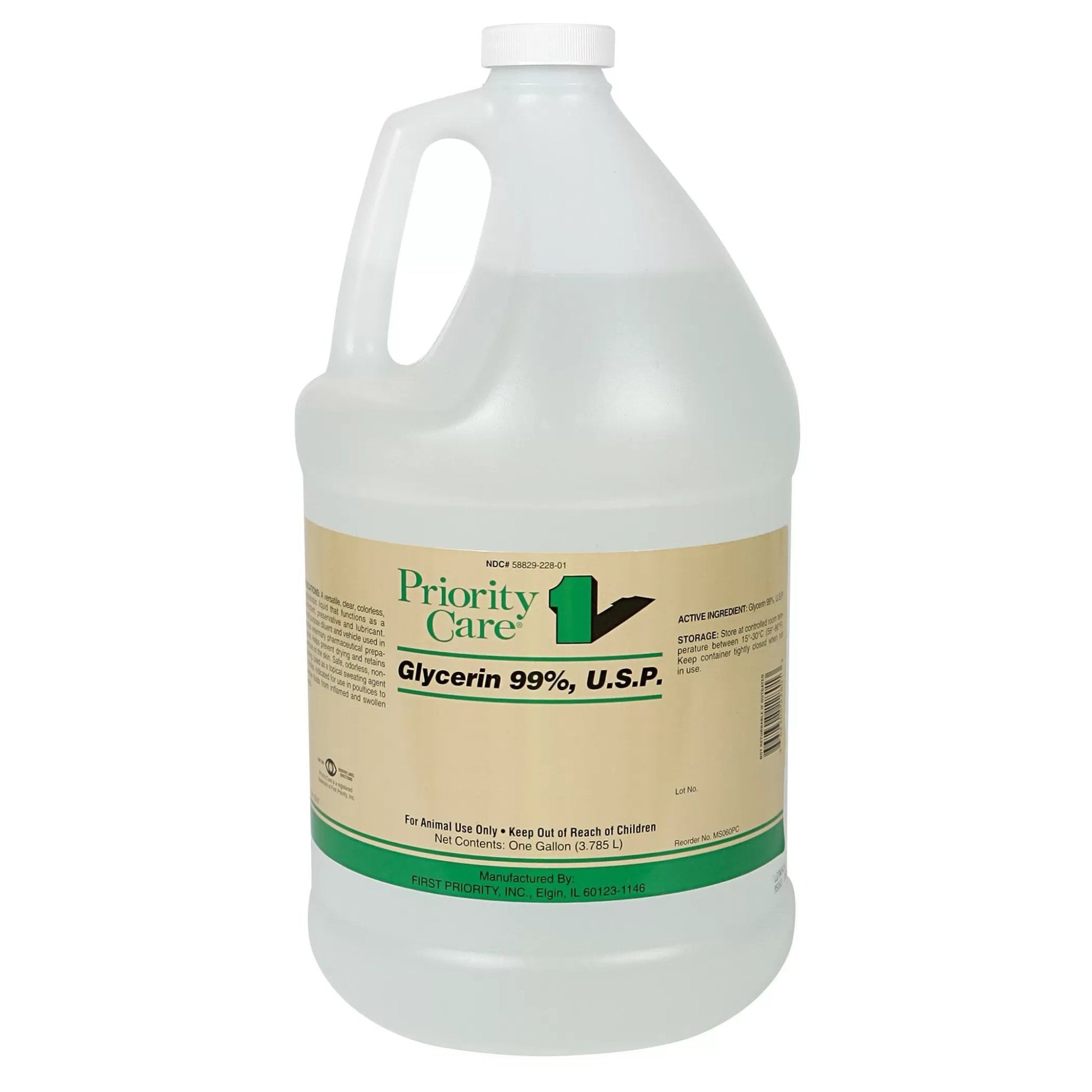 Glycerin 99% USP - Priority Care - QC Supply - 