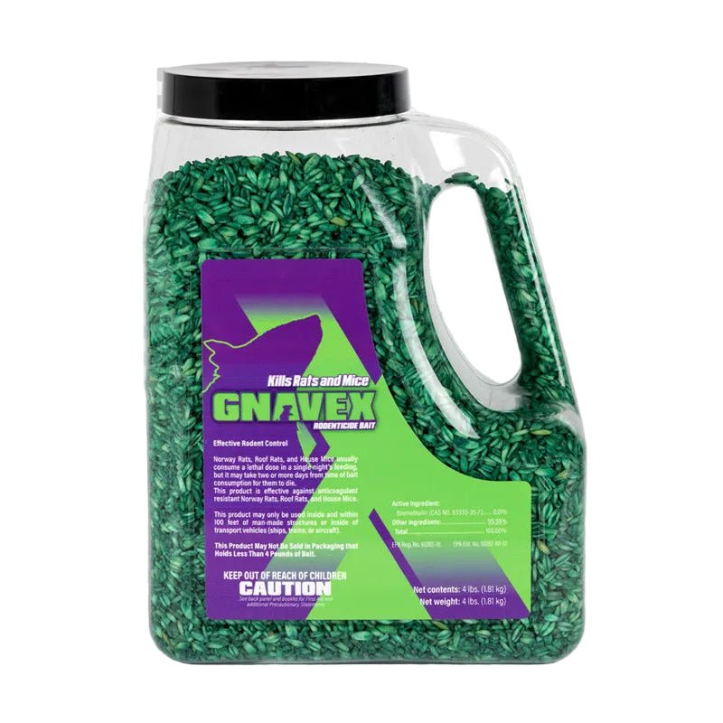 Gnavex Rodenticide Bait - 4lb Jug - QC Supply - 