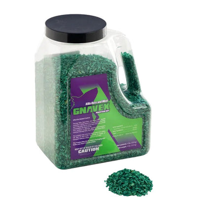 Gnavex Rodenticide Bait - 4lb Jug - QC Supply - 