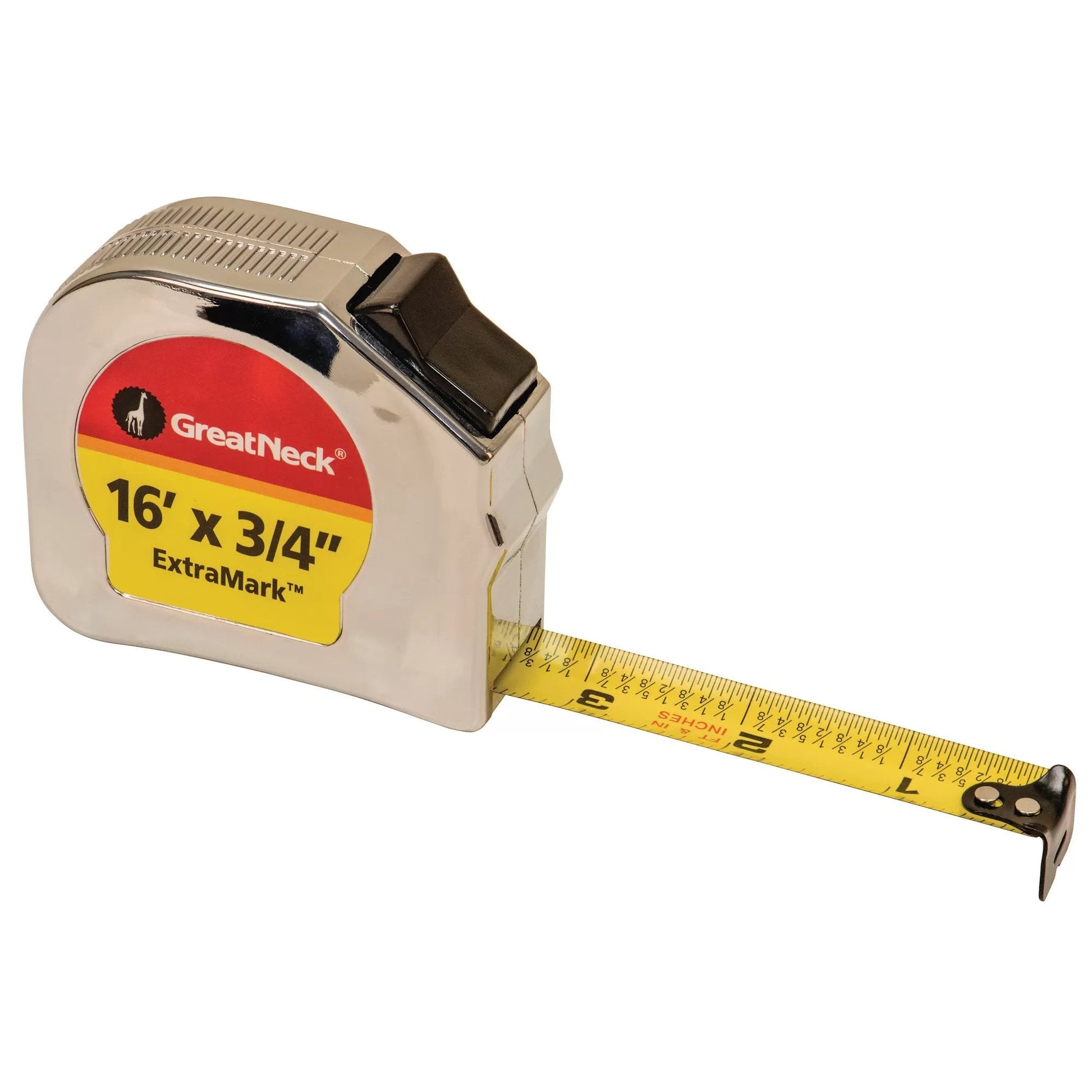 Great Neck 3/4" x 16' Chrome Tape - QC Supply - 
