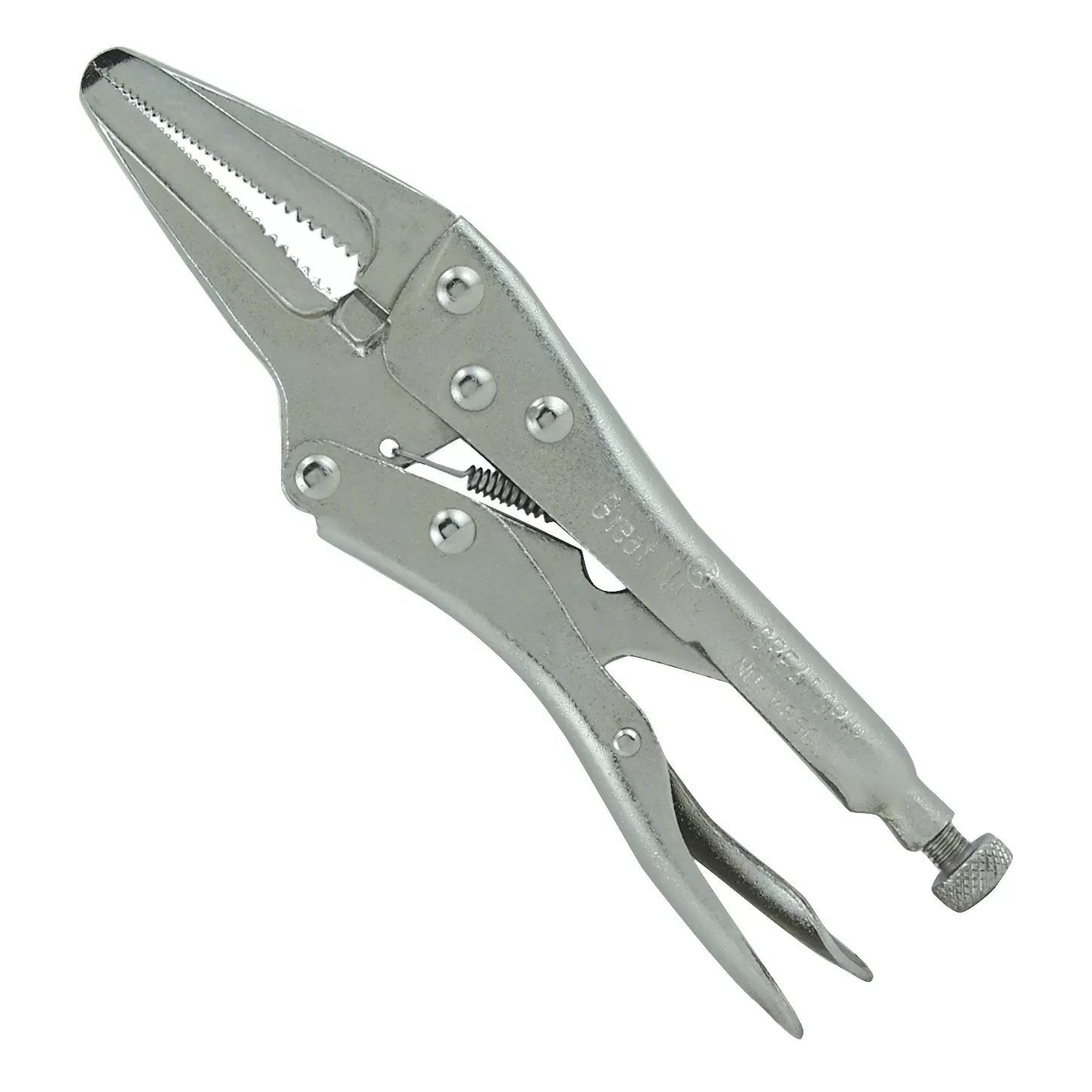 Great Neck 6 1/2" Long Nose Locking Plier - QC Supply - 