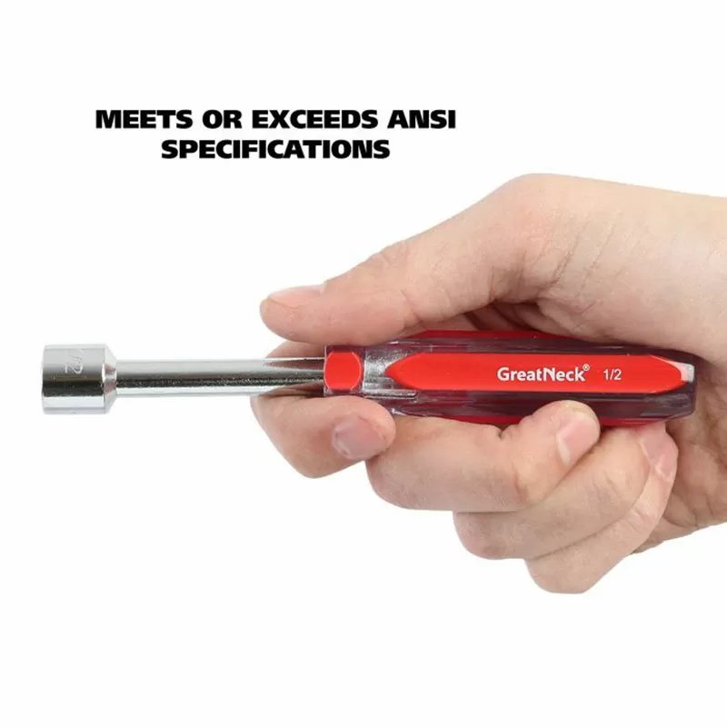 GreatNeck Professional Nut Driver Set, 7 Piece SAE - QC Supply - 