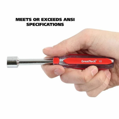 GreatNeck Professional Nut Driver Set, 7 Piece SAE - QC Supply - 