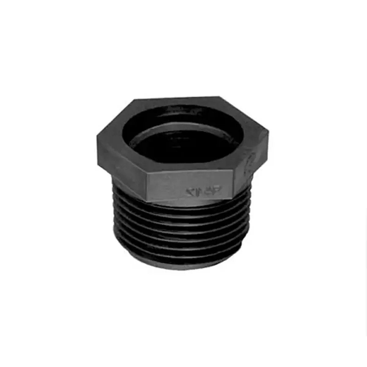 Green Leaf Pipe Reducing Bushing - 1 - 1/2" MPT x 3/4" FPT - QC Supply - 