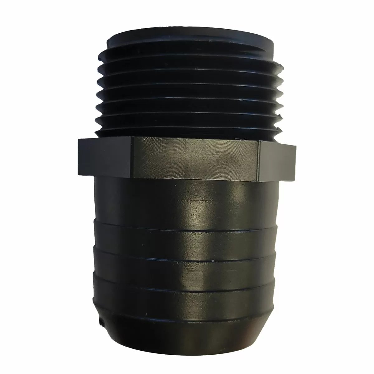 Green Leaf® Polypropylene Straight Adapter Adapter 1вЂі Male NPT x 1 1/4вЂі Hose Barb - QC Supply - 