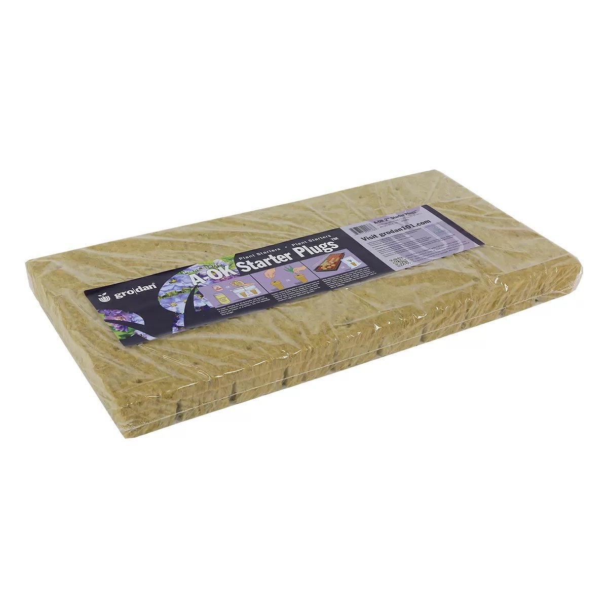 Grodan® A - OK 50/40 2" x 2" Plugs - 50/Sheet - QC Supply - 