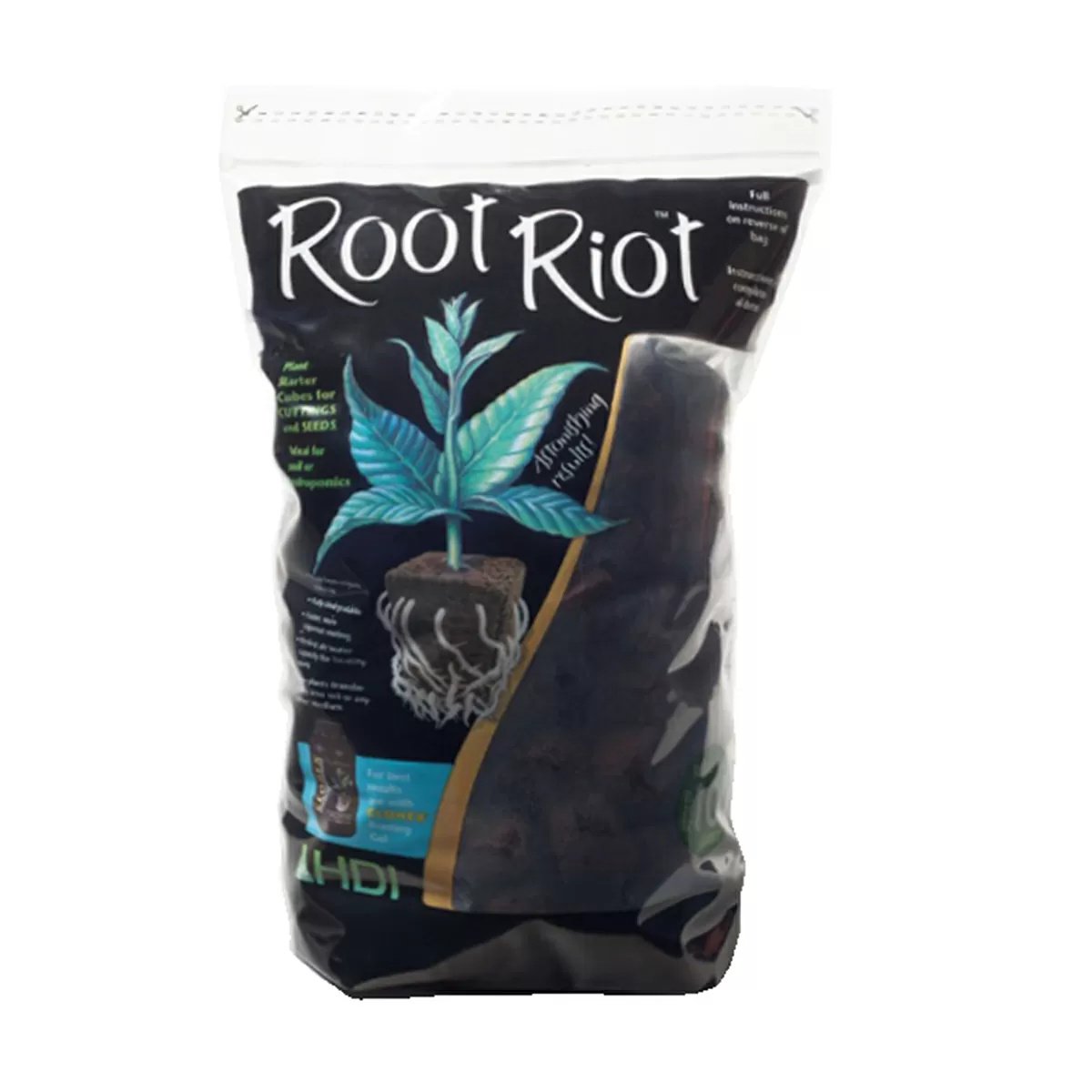 Grodan Root Riot Replacement Cubes - 100 Cubes - QC Supply - 