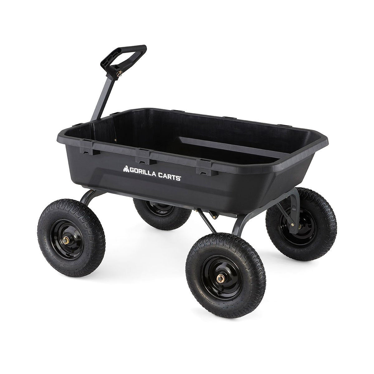 Heavy Duty Poly Yard Dump Cart - 12 Cubic Foot - QC Supply - 