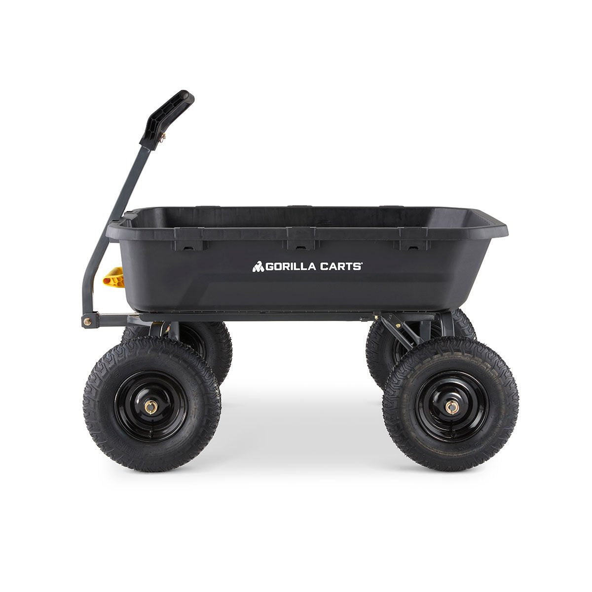 Heavy Duty Poly Yard Dump Cart - 12 Cubic Foot - QC Supply - 