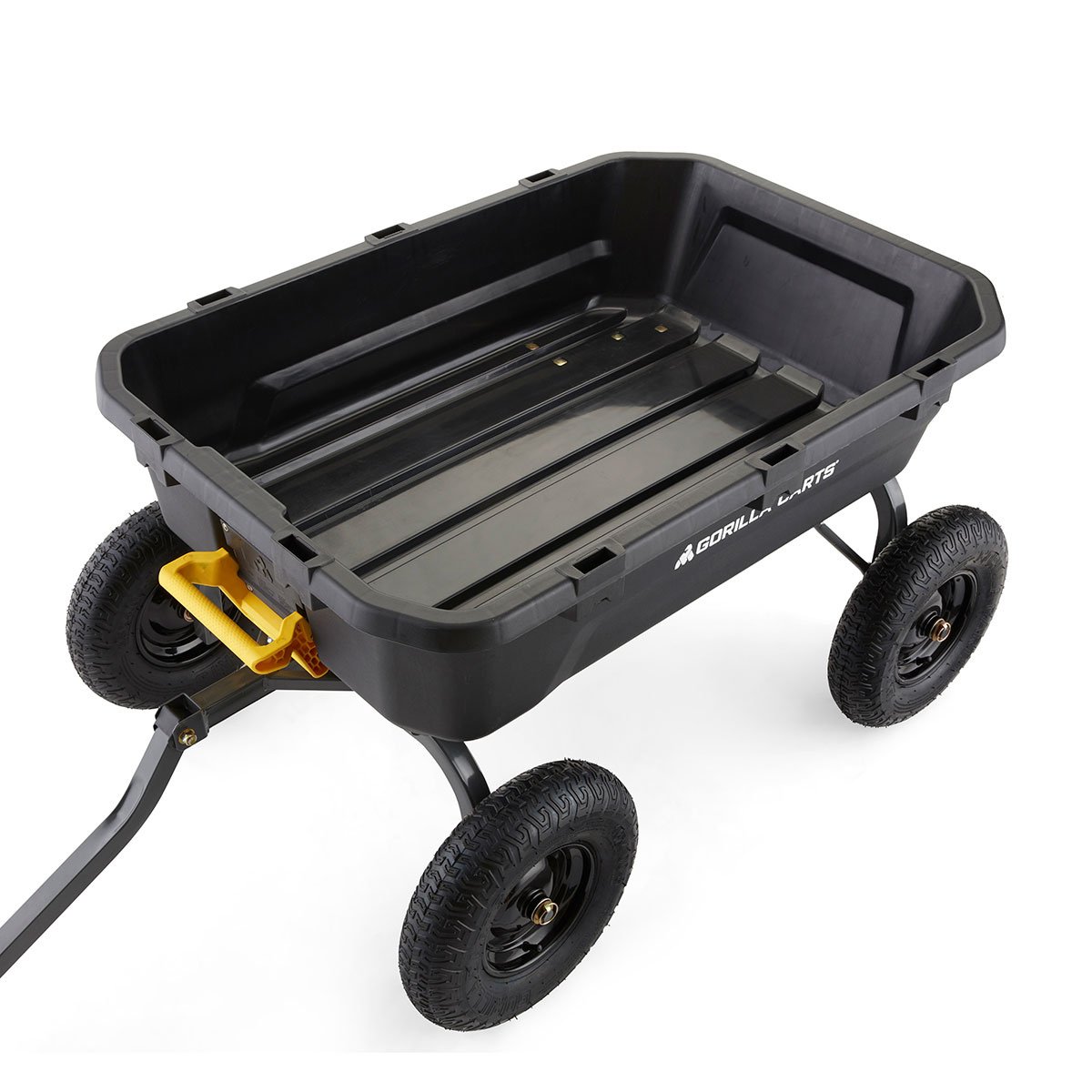 Heavy Duty Poly Yard Dump Cart - 12 Cubic Foot - QC Supply - 