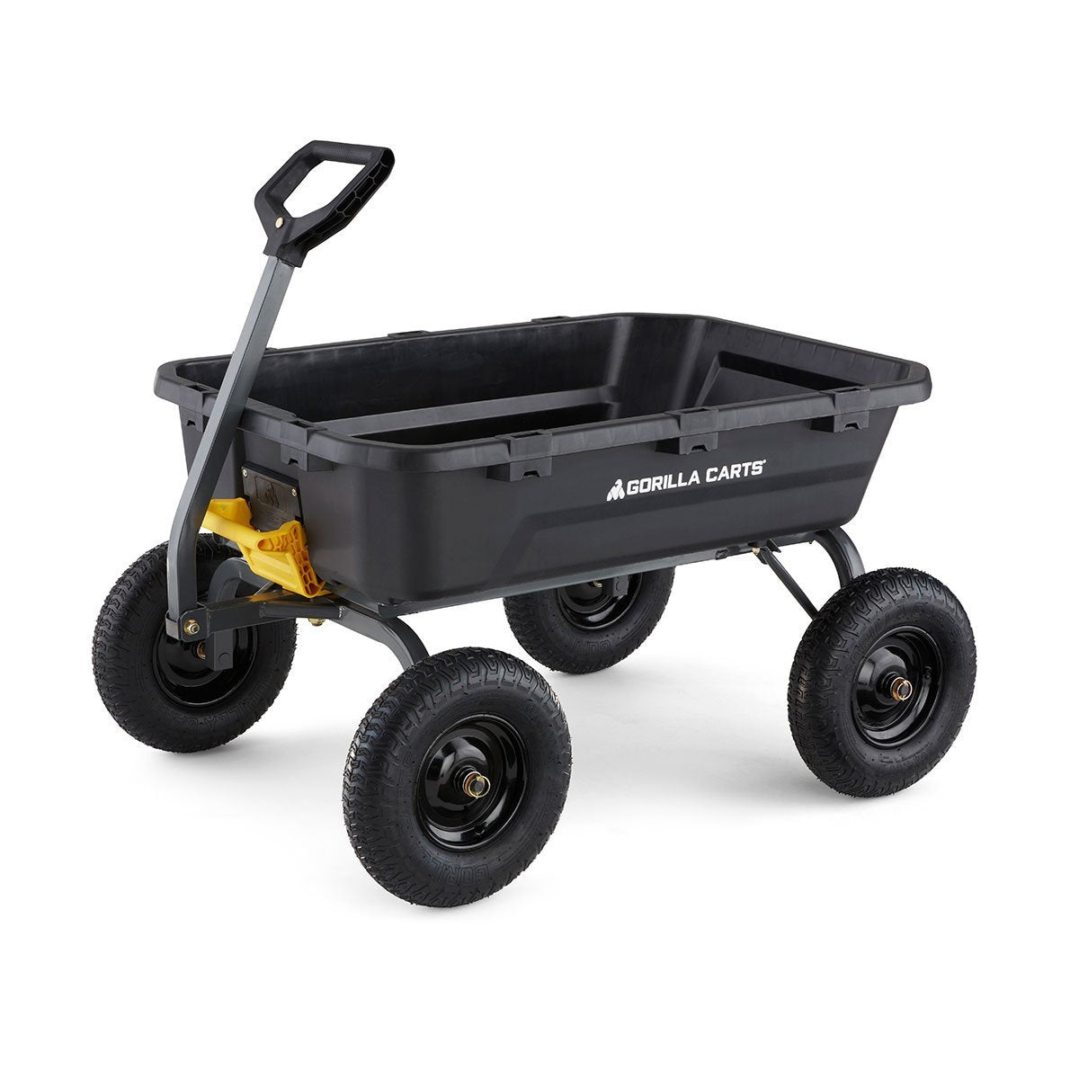 Heavy Duty Poly Yard Dump Cart - 12 Cubic Foot - QC Supply - 