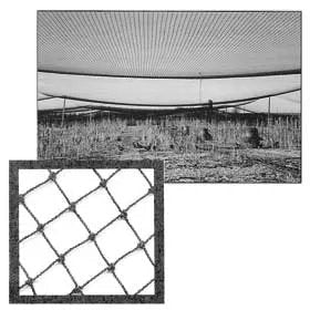 Heavy Knotted Netting - 2" Mesh - 25' x 150' Roll - QC Supply - 