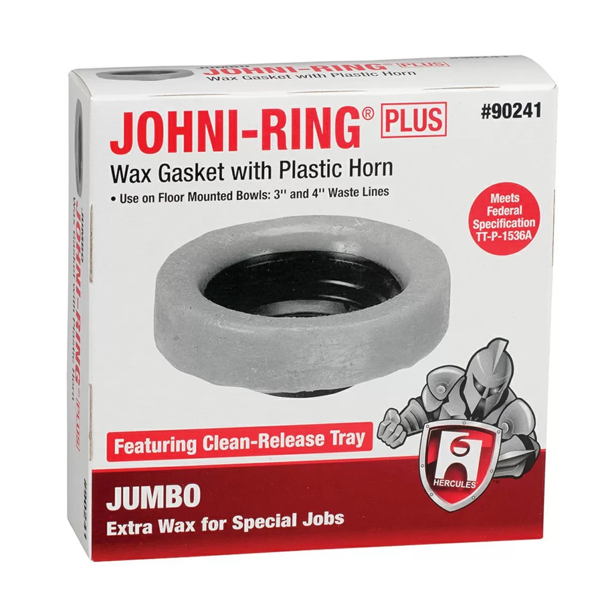 Hercules® Jumbo Johni - Ring® - 3" or 4" Waste Lines - QC Supply - 