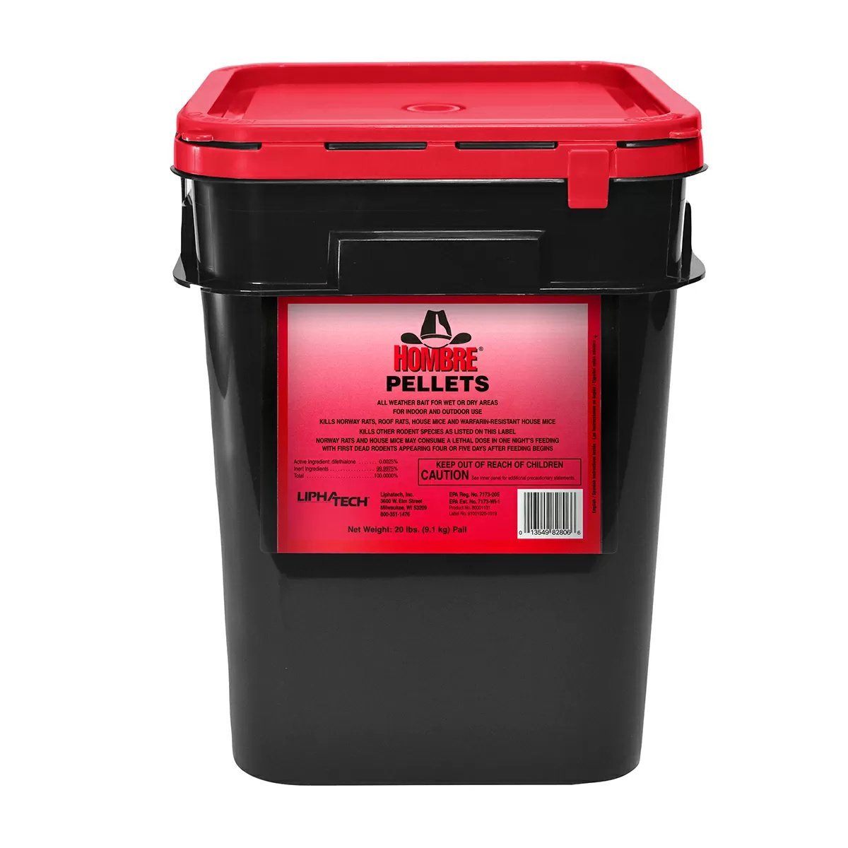 Hombre® Bulk Pellets - 20 lb Pail - QC Supply - 